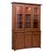 Traditional China Cabinet- Red Oak