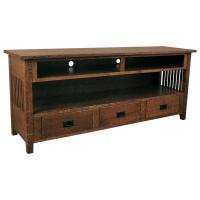 72" Amish Mission Prairie TV Stand