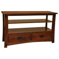 50" x 30" Amish Craftsman Open TV Stand