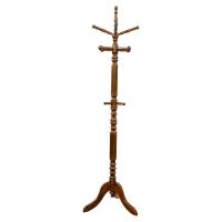 Cherry Finish Coat Rack with Spinning Top
