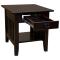 22" Amish Mission Onyx End Table