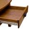 42" Oval Amish Mission One-Drawer Coffee Table