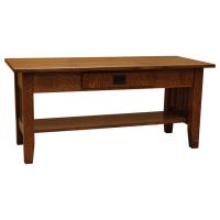 42" x 19" Amish Mission Prairie Coffee Table