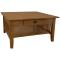 36" Amish Mission Prairie One Drawer Coffee Table