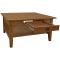 36" Amish Mission Prairie One Drawer Coffee Table