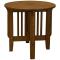 24" x 23" Round Amish Mission Spindle End Table