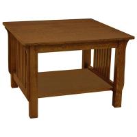 30" x 30" Amish Mission Spindle End Table