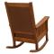 Mission Slat Rocker w/ Leather