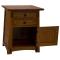 22" Amish Mission Two-Drawer/One Door End Table