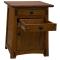 22" Amish Mission Two-Drawer/One Door End Table