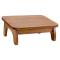 Slant Wood Foot Stool- Elm