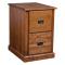 Mission 2 Drawer File Cabinet-Cherry