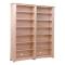 Exquisite Pair of Hard Maple Bookcase