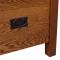 44" Roll Top Mission Desk - Red Oak