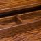 44" Roll Top Mission Desk - Red Oak