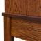 44" Roll Top Mission Desk - Red Oak