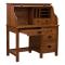 44" Roll Top Mission Desk - Red Oak