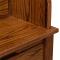 44" Roll Top Mission Desk - Red Oak