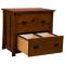 35" Amish Mission 2-Drawer Lateral File Cabinet