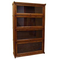 Lawyer's 4 Bookcase, Medium Oak