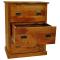 Amish 3-Drawer Lateral File Cabinet, B-Maple