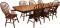 Amish Traditional Double Base Dining Set-4