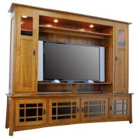 Amish 96" Craftsman Entertainment Center