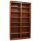 48" x 84" Solid Oak Mission Spindle Bookcases