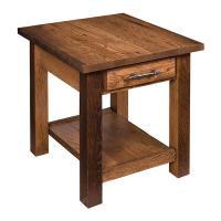 Reclaimed Barn Wood End Table